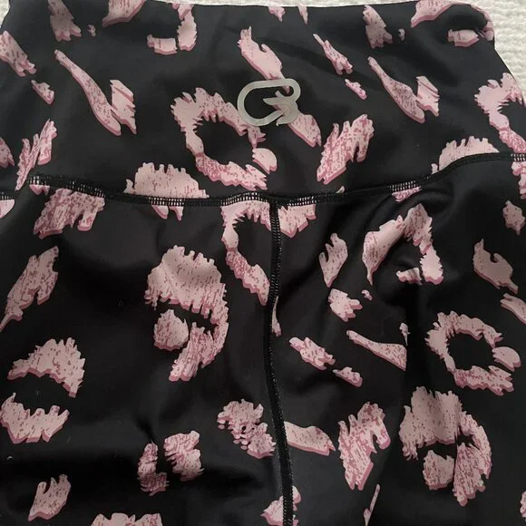 Cyclebar Pink Printed Leggings - Picture 1 of 3